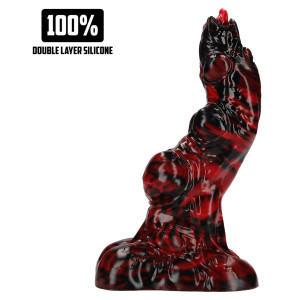 Gode Monster HELL INVADER de Fiction Cocks 17 x 6 cm Rouge