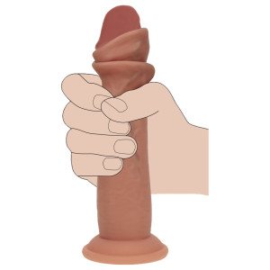 Gode réaliste EDOARDO latino de Real Rock