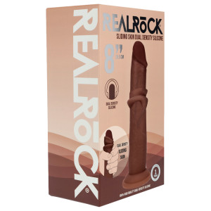 Gode réaliste GIACOMO marron de Real Rock 21 x 4.6cm