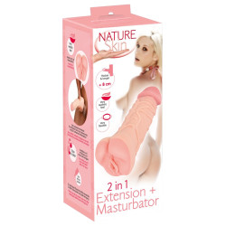 Gaine à pénis + Masturbateur pussy ASSPUSSY de Nature Skin 2