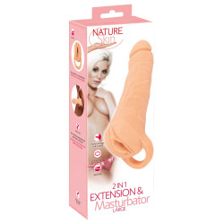 Masturbateur pussy + Gaine à pénis TRUSTYDICK L par Nature Skin 2