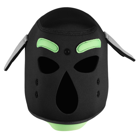 Masque Puppy WOLF GANG Noir-Vert de Kinky Puppy