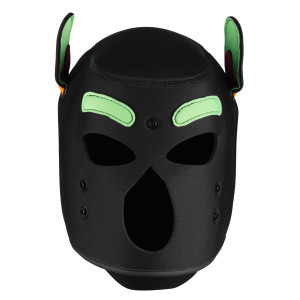 Masque Puppy WOLF GANG Noir-Orange de Kinky Puppy