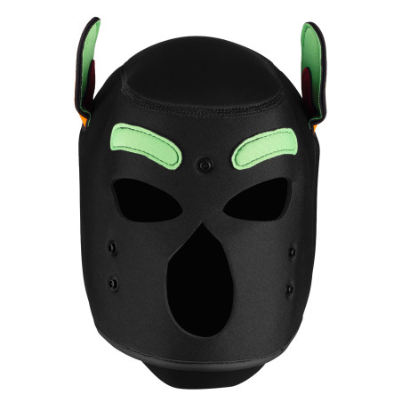 Masque Puppy WOLF GANG Noir-Orange de Kinky Puppy