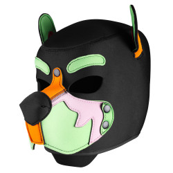 Masque Puppy WOLF GANG Noir-Orange de Kinky Puppy