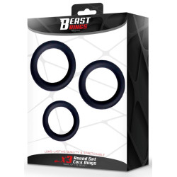 Lot de 3 Cockrings PERFOZ de Beast Rings 2