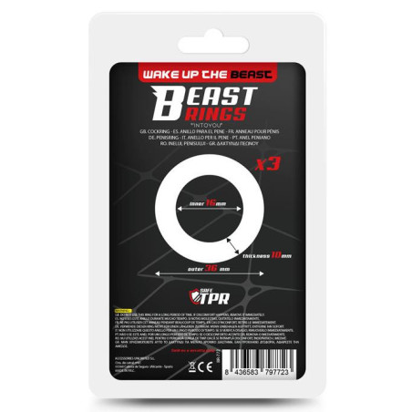 Lot de 3 Mini Cockrings DONDICK par Beast Rings