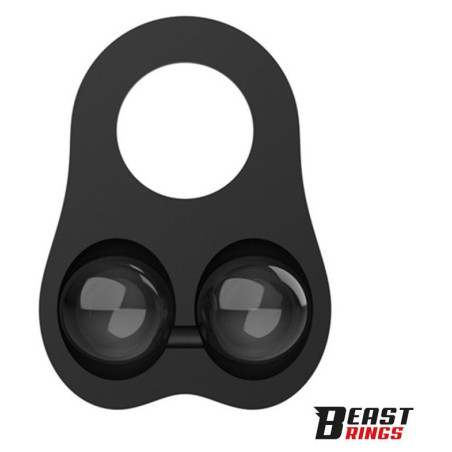 Cockring lesté TESTICOCK 30 mm de Beast Rings
