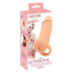 Masturbateur pussy + Gaine à pénis TRUSTYDICK M de Nature Skin 2