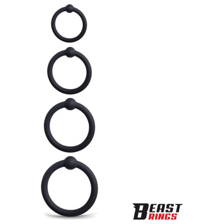 Lot de 4 Anneaux de gland UPDICK par Beast Rings
