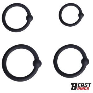 Lot de 4 Anneaux de gland UPDICK par Beast Rings
