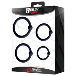 Lot de 4 Anneaux de gland UPDICK par Beast Rings 2