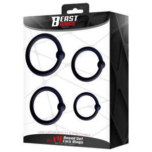Lot de 4 Anneaux de gland UPDICK par Beast Rings