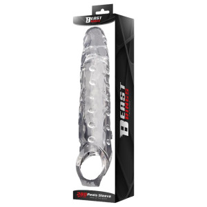 Gaine de pénis CLEAR PIKY DICK de Beast Rings