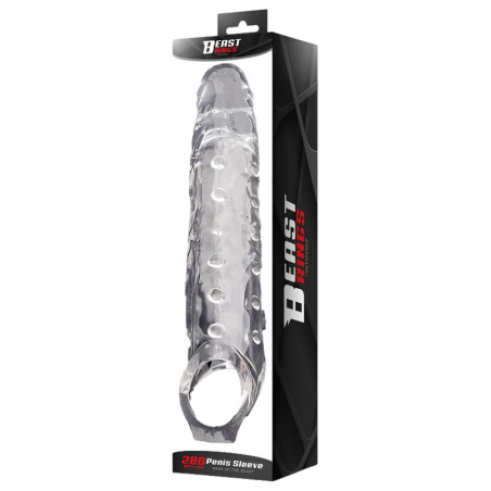 Gaine de pénis CLEAR PIKY DICK de Beast Rings