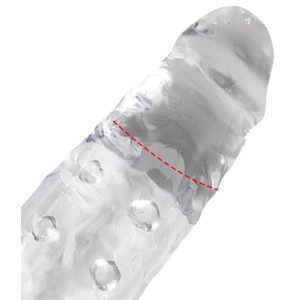 Gaine de pénis CLEAR PIK DICK de Beast Rings