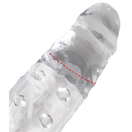 Gaine de pénis CLEAR PIK DICK de Beast Rings