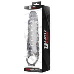 Gaine de pénis CLEAR PIK DICK de Beast Rings 2