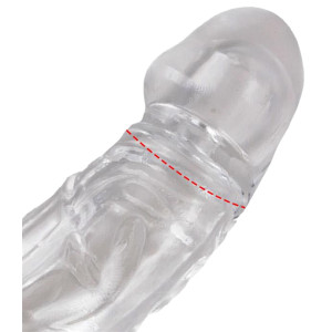 Gaine de pénis CLEAR DICKER de Beast Rings