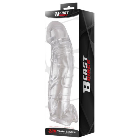 Gaine de pénis CLEAR DICKER de Beast Rings