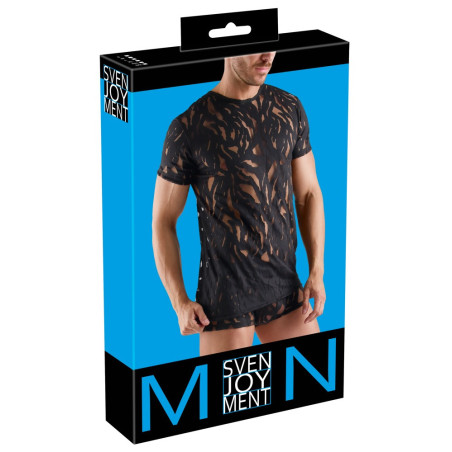 T-shirt sexy ORELLO Noir de Svenjoyment