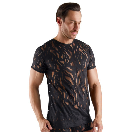 T-shirt sexy ORELLO Noir de Svenjoyment