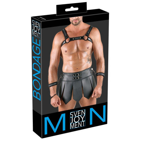 Ensemble Gladiateur SPARTAKUS Noir de Svenjoyment