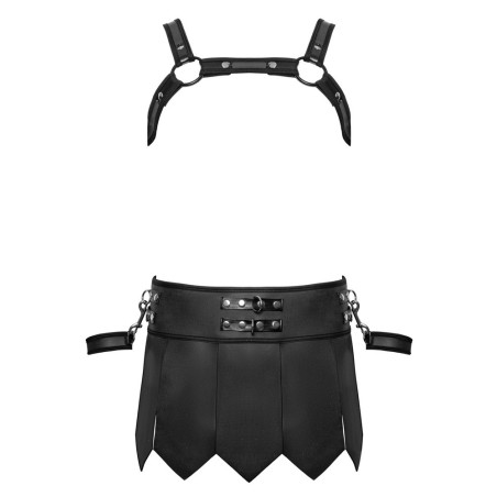 Ensemble Gladiateur SPARTAKUS Noir de Svenjoyment