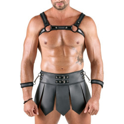 Ensemble Gladiateur SPARTAKUS Noir de Svenjoyment