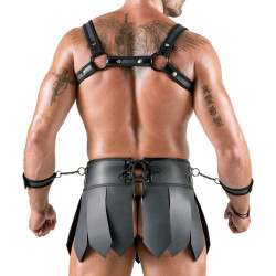 Ensemble Gladiateur SPARTAKUS Noir de Svenjoyment 2