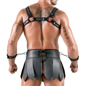 Ensemble Gladiateur SPARTAKUS Noir de Svenjoyment