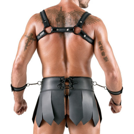Ensemble Gladiateur SPARTAKUS Noir de Svenjoyment