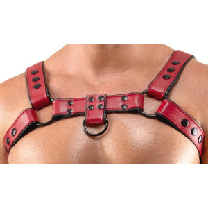 Harnais CHESTTY Rouge de Svenjoyment