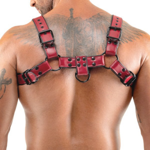 Harnais CHESTTY Rouge de Svenjoyment
