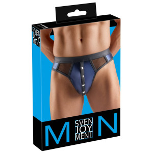 String avec boutons NOTTO Noir-Bleu de Svenjoyment
