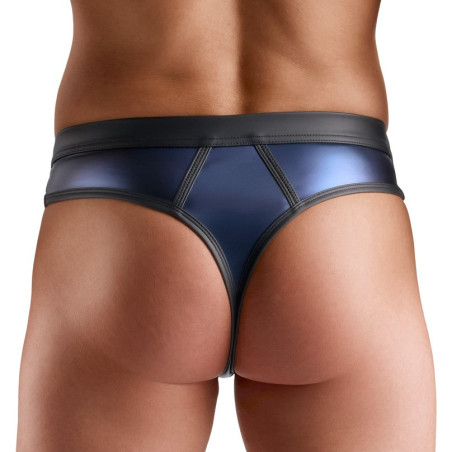 String avec boutons NOTTO Noir-Bleu de Svenjoyment