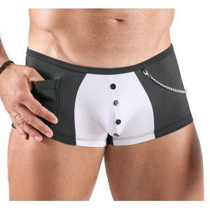 Boxer sexy NESTOR Noir-Blanc de Svenjoyment