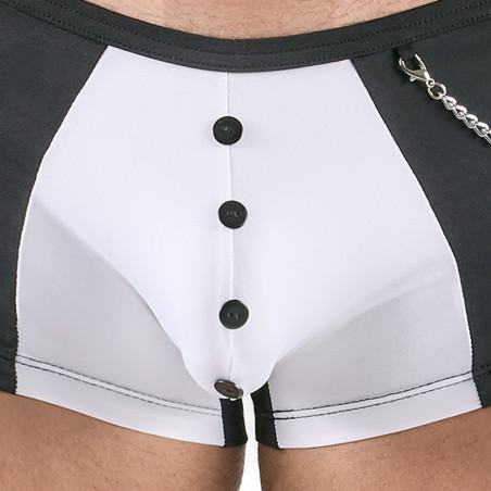 Boxer sexy NESTOR Noir-Blanc de Svenjoyment