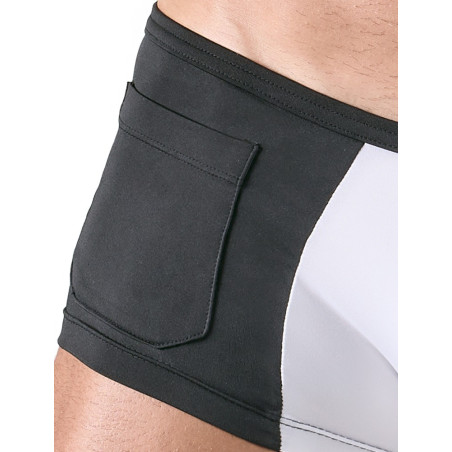 Boxer sexy NESTOR Noir-Blanc de Svenjoyment