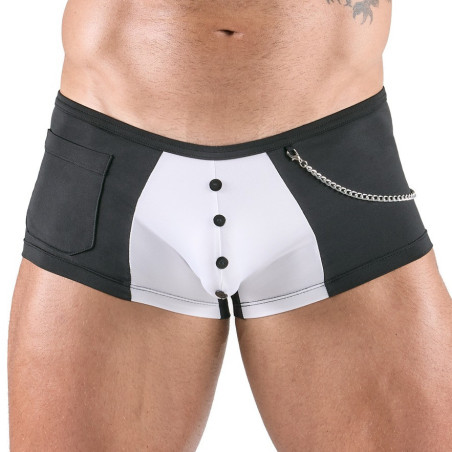 Boxer sexy NESTOR Noir-Blanc de Svenjoyment