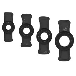 Mini cockrings BOWRING Noirs - Lot de 4