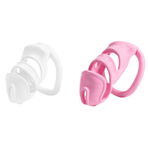 Cage de chasteté OPINEZ Rose M 9 x 2cm