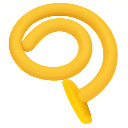 Gode long DEEP LIMBER XL Jaune de 70 x 2.8 cm