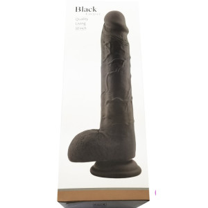 Gode réaliste MILYNKO 21 x 4.9cm Noir par RealCockz