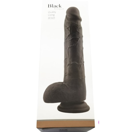 Gode réaliste MILYNKO 21 x 4.9cm Noir par RealCockz