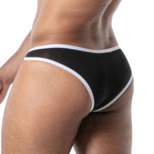 Mini Slip microfibre MON AMOUR Noir de TOF Paris