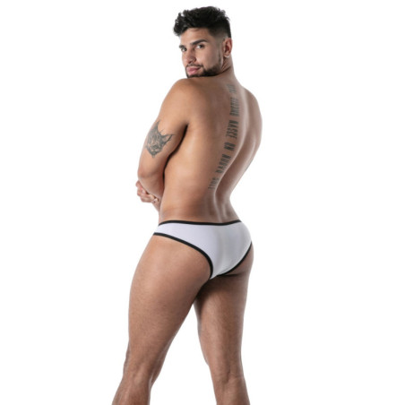 Mini Slip microfibre MON AMOUR Blanc de TOF Paris