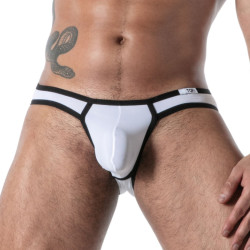 Mini Slip microfibre MON AMOUR Blanc de TOF Paris