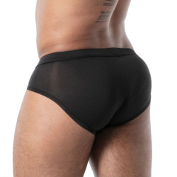 Slip microfibre MON AMOUR Noir de TOF Paris 2