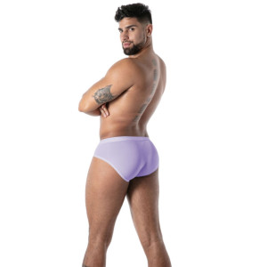 Slip microfibre MON AMOUR Violet de TOF Paris